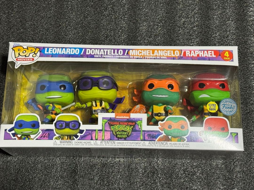 ファンコポップ ミュータントタートルズ ミュータントパニック！限定　4体セット ミュータント・タートルズ：ミュータント・パニック！ベーシック