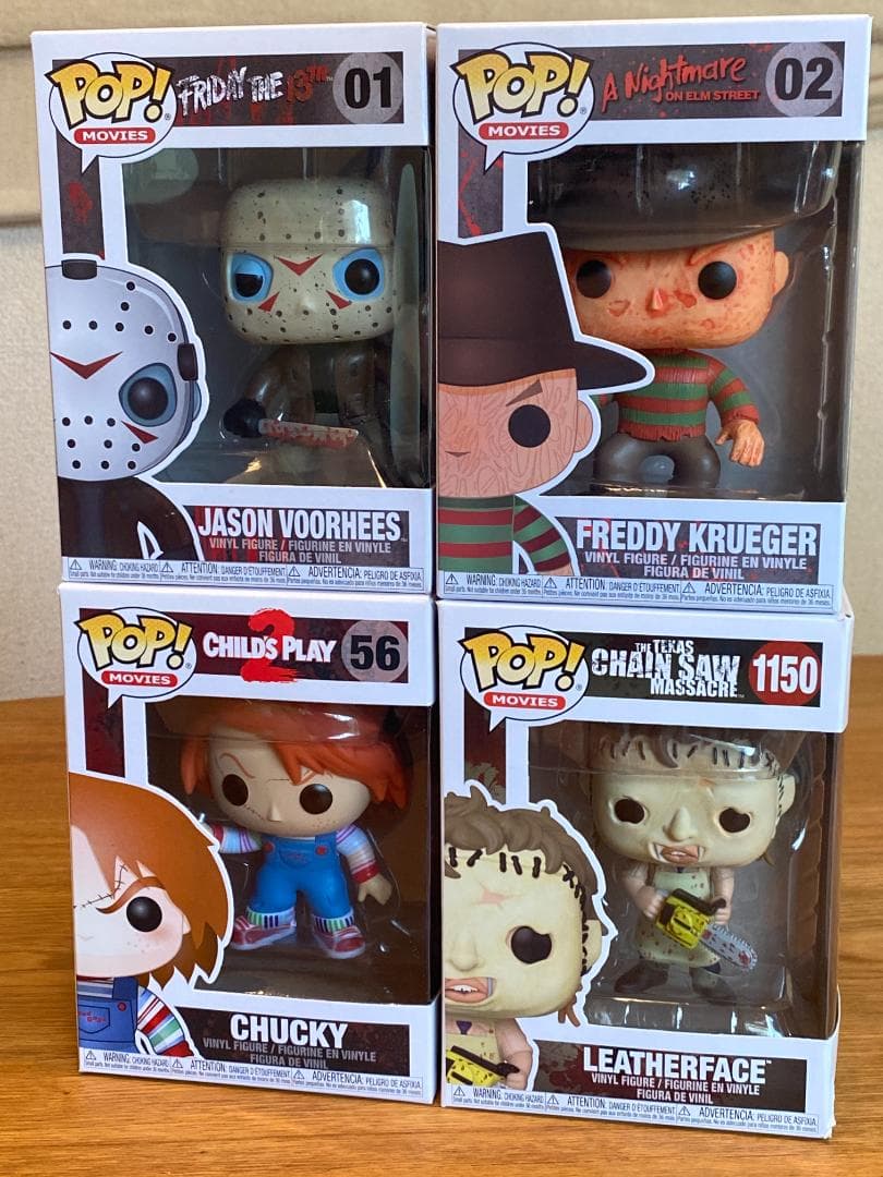 ホラー映画 怪人 フィギュア 4点セット ファンコポップ フレディ ジェイソン ホラー映画 怪人 フィギュア 4点セット ファンコポップ フレディ