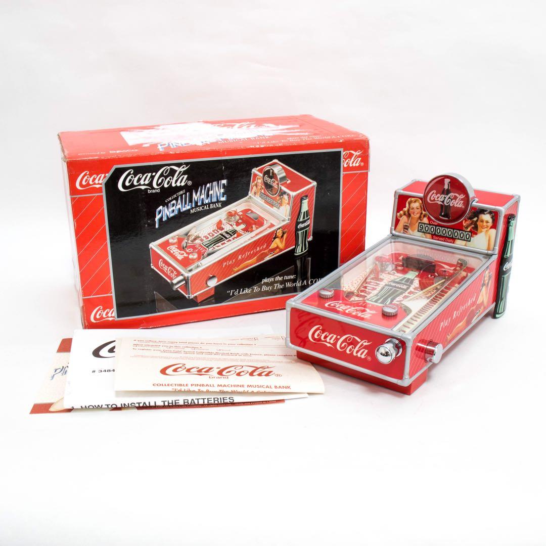[匿名配送]コカコーラ ピンボール バンク 貯金箱 ミュージック 匿名配送]コカコーラ ピンボール コインバンク 貯金箱 ミュージック