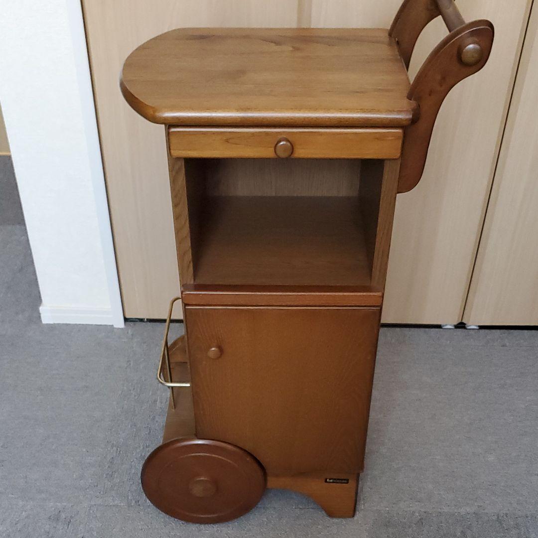 美品　電話台　ファックス台　花台 電話台 ファックス台 アンティーク おしゃれ スリム 木製 引き出し