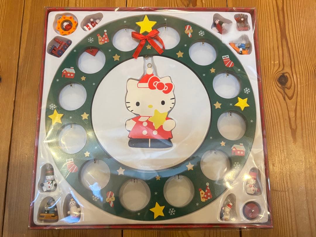 サンリオ　ハローキティ　クリスマスウッドリース 楽天市場】ジムショア サンリオ ハローキティ クリスマスリース