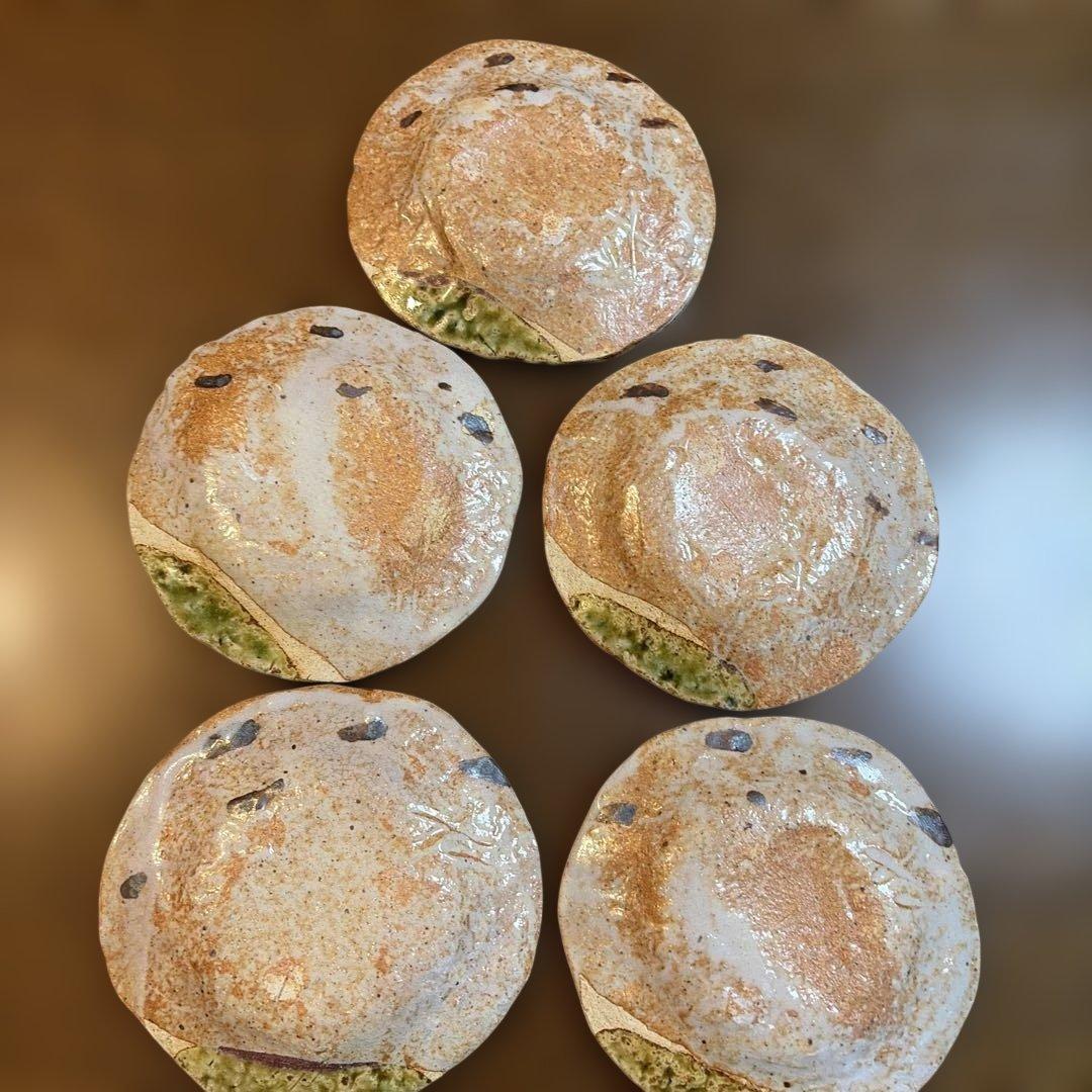 和食器 茶懐石 織部焼 蟹図 銘々皿 五客 - メルカリ