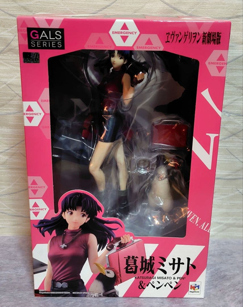 葛城ミサト＆ペンペン 「ヱヴァンゲリヲン新劇場版」 ギャルズシリーズ 未開封品 ヱヴァンゲリヲン新劇場版」より「葛城ミサト&ペンペン」がフィギュア