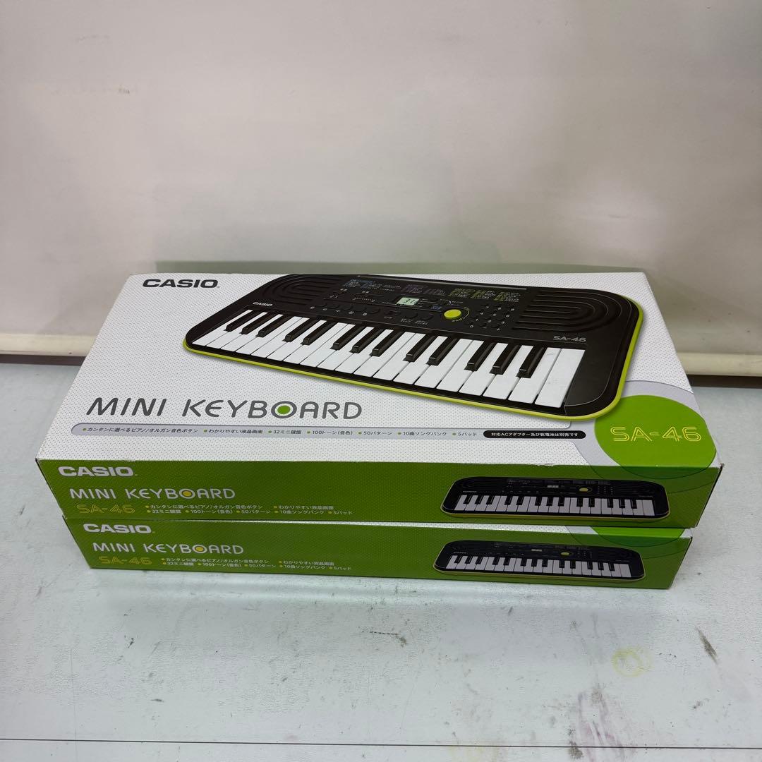 【未開封】カシオ　ミニ　キーボードSA-46 2点まとめ売り 価格.com - 『鍵盤ハーモニカ用のバッグがピッタリ合う』カシオ ミニ