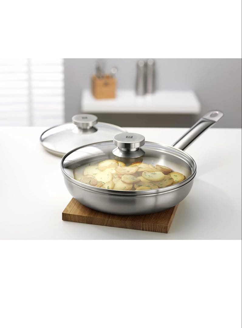 新品未使用】Zwilling 燻製鍋＋ガラス蓋＋チップ2種の詰め合わせ