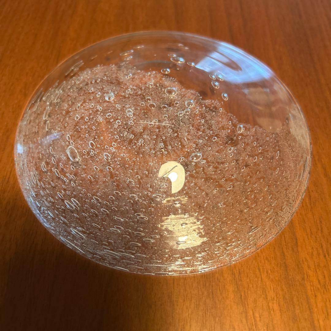 新品◇03荒川尚也 ガラス中皿5枚セット 晴耕社ガラス工房