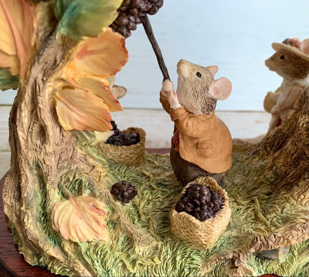 希少】ブランブリーヘッジ 秋 Autumn タブロー フィギュリン 置物