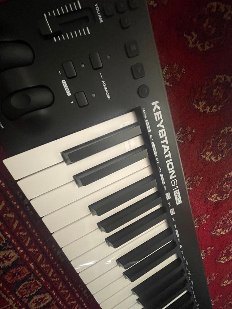 M-Audio KEYSTATION 61 MK3 MIDIキーボード M-AUDIO Keystation 61 MK3 MIDIキーボード ソフト付属 エムオーディオ