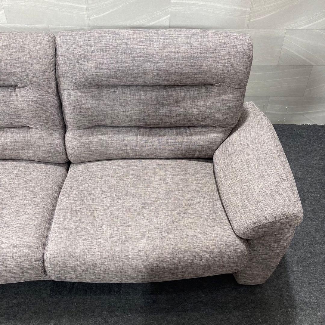 ニトリ ソファ Nポケット 布張り 3人がけ 格安 お買い得 d4893 - メルカリ