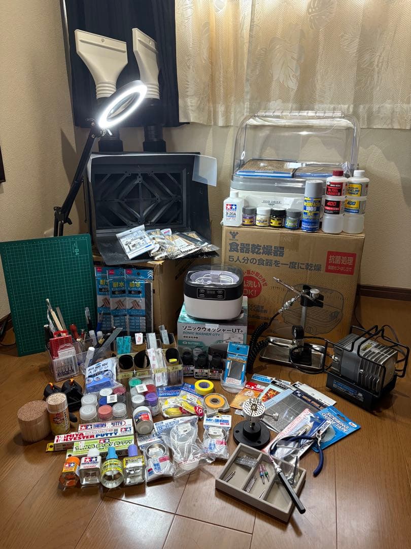 クレオス L7 エアブラシセット、工具等、塗装ブース、乾燥機、洗浄機、塗料類 Amazon | GSI クレオス(GSI Creos) Mr.リニアコンプレッサー L7