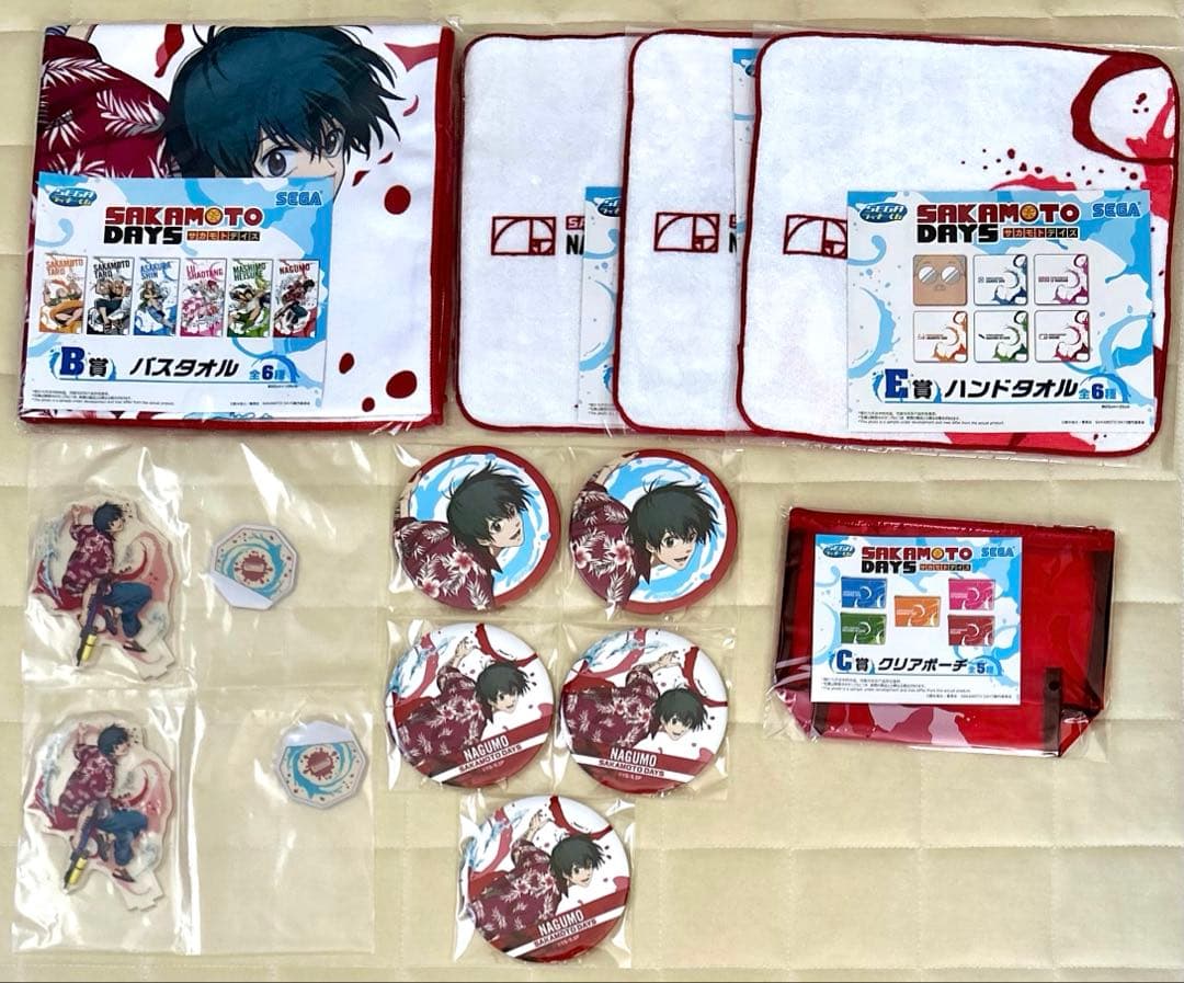 サカモトデイズ 南雲 セガラッキーくじ まとめ売り SAKAMOTODAYS TVアニメ『SAKAMOTO DAYS』 コンサートをイメージしたセガのオンライン