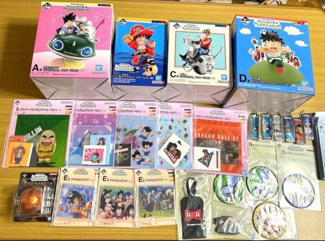 一番くじ ドラゴンボール SNAP COLLECTION２A賞Ｂ賞C賞D賞セット 一番くじ ドラゴンボール DRAGONBALL SNAP COLLECTION2｜一番くじ