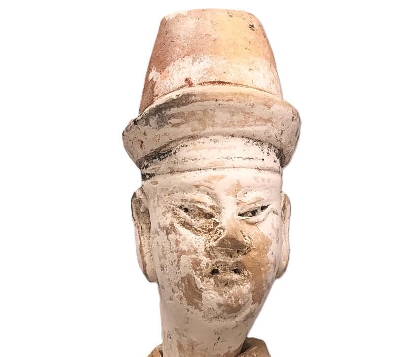 明朝三彩加彩文人俑 】 出土副葬品 高43.5cm - メルカリ