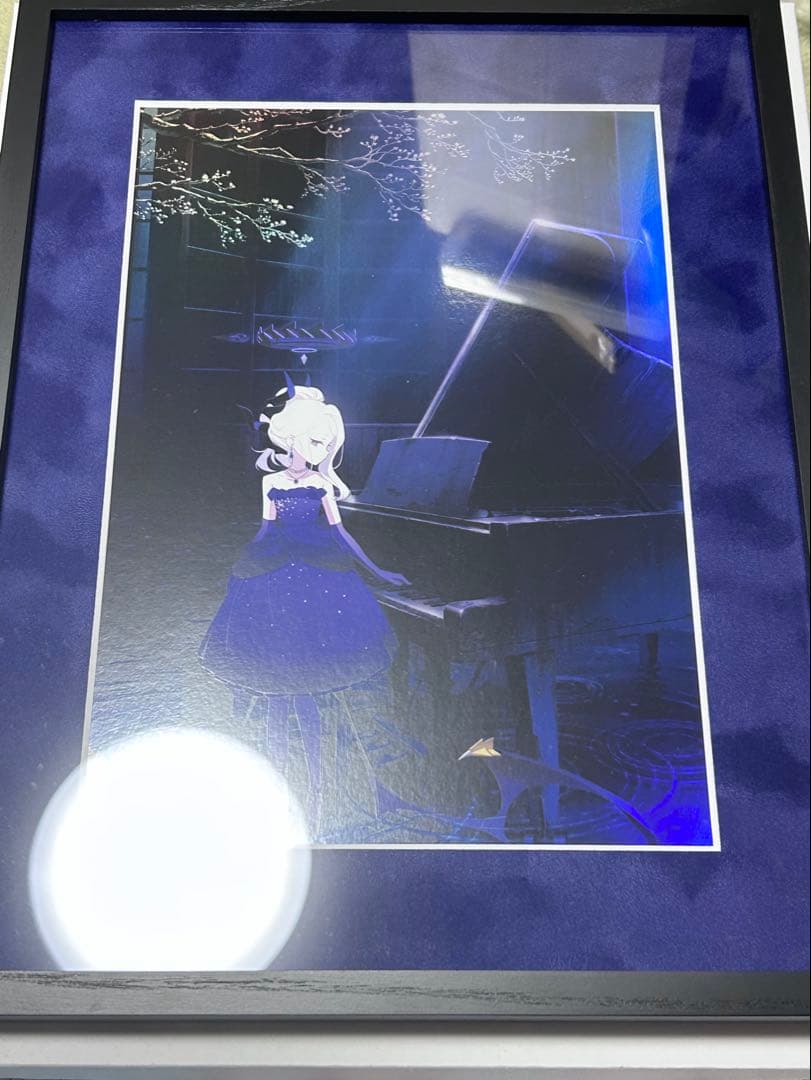 ブルーアーカイブ　額装イラスト　陽ひらく彼女たちの小夜曲　空崎　ヒナ　ドレス Amazon.co.jp: ブルアカ 額装イラスト 陽ひらく彼女たちの小夜曲 ヒナ