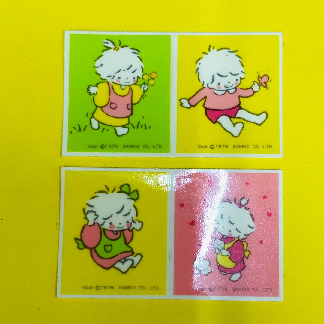 当時物 レトロ 1976年製 タイニーポエム 風の子さっちゃん 2枚セット