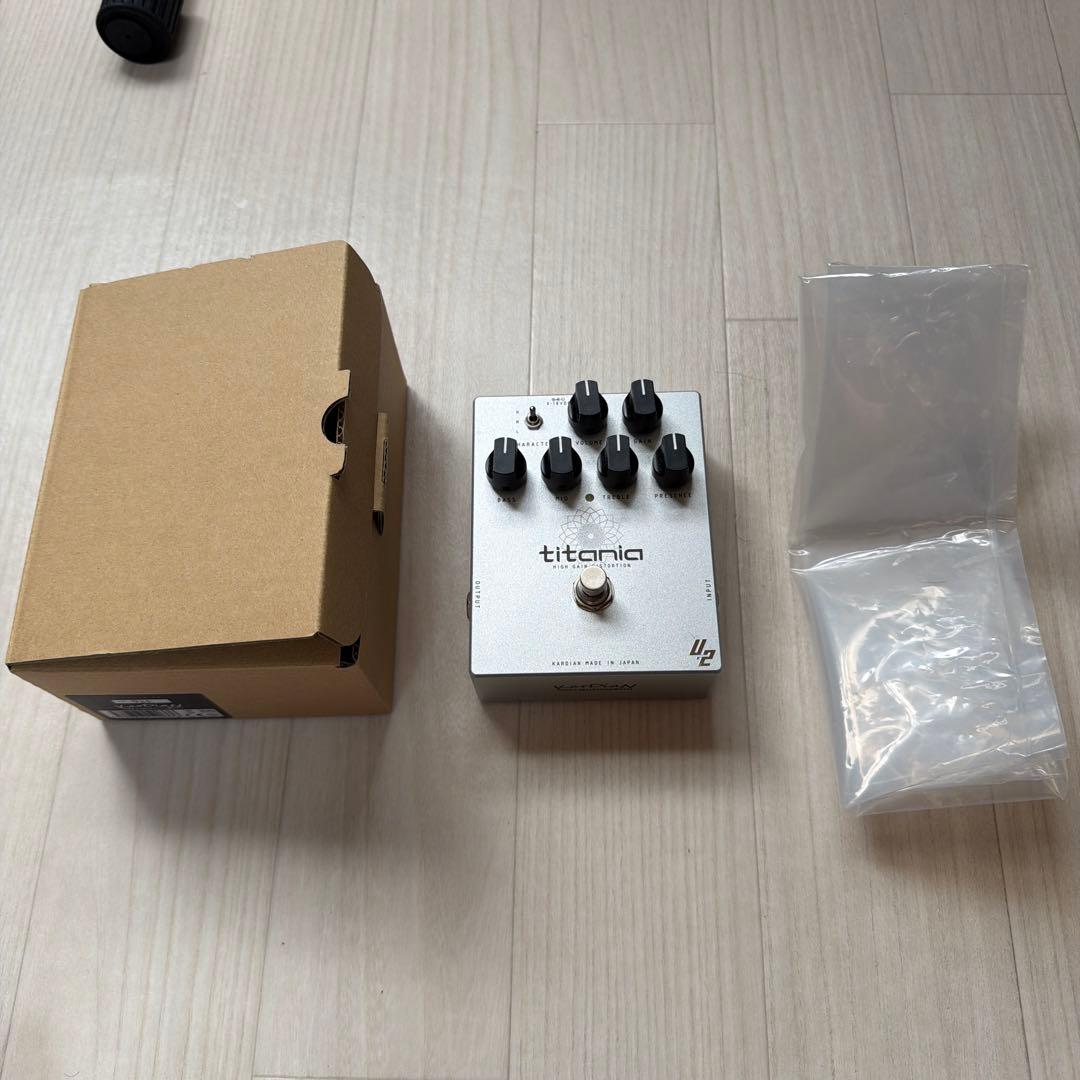 Titania U2 ハイゲインディストーション KarDiaNからディストーションペダル「titania V2」が発売！