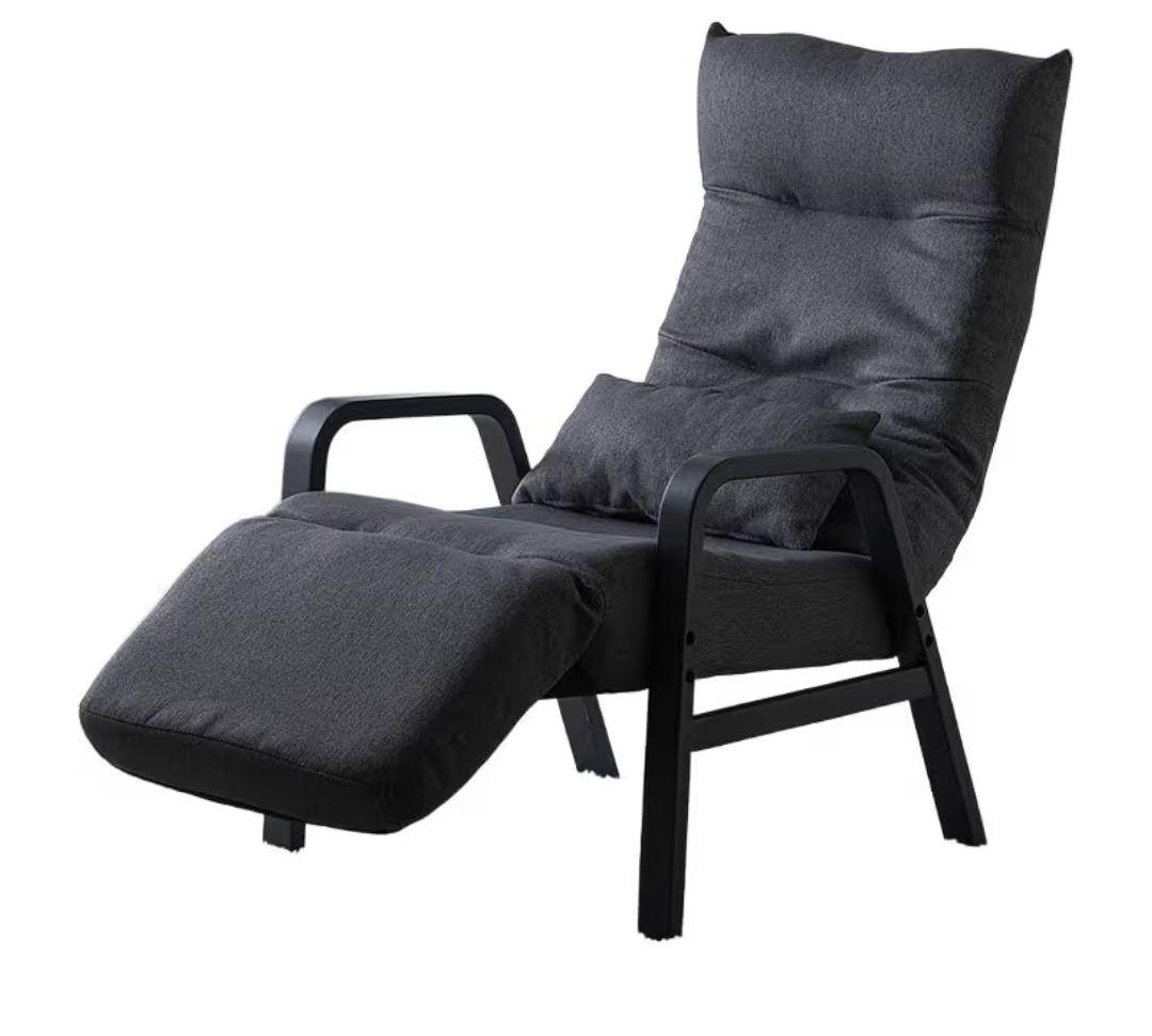 リクライニングアームチェア アイリスオーヤマ　グレー パーソナルチェア 座椅子 楽天市場】[最大250円OFFクーポン/新生活フェア] リクライニングチェア