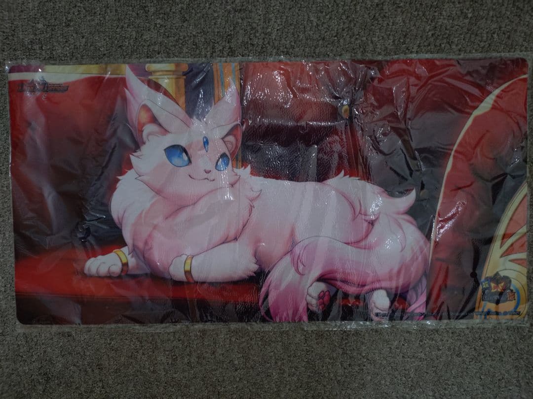 ニャハン　プレイマット デュエルマスターズ】超CSⅧサイドイベント交換景品《策士のシダン