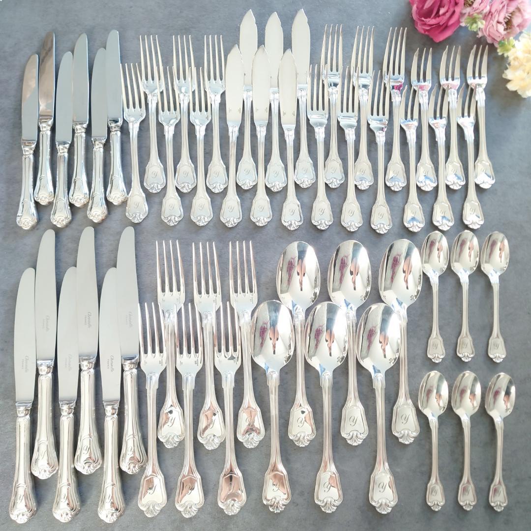 格安 美品 クリストフル ポートロイヤル 54点 格安 美品 クリストフル