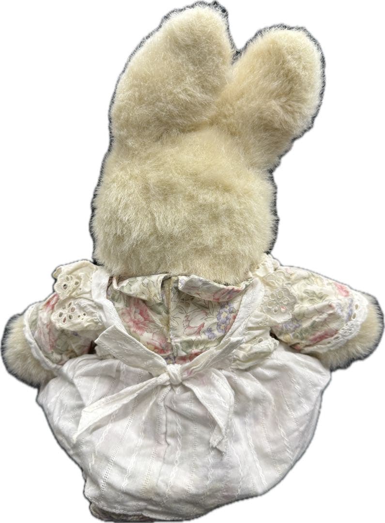 ②【当時物】ファースト社製 ドレス うさぎ ぬいぐるみ