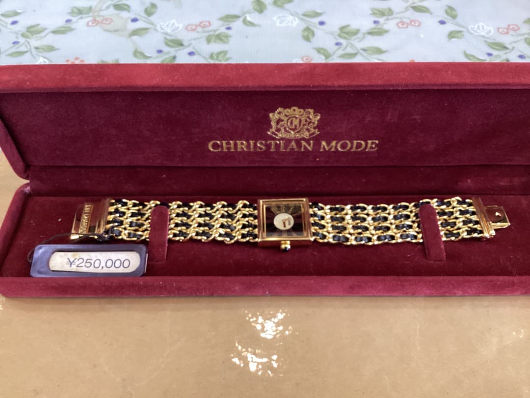 CHRISTIAN MODE 腕時計 ゴールド ブラック クリスチャンモード 腕時計 クオーツ ブラック CM-0008 メンズ