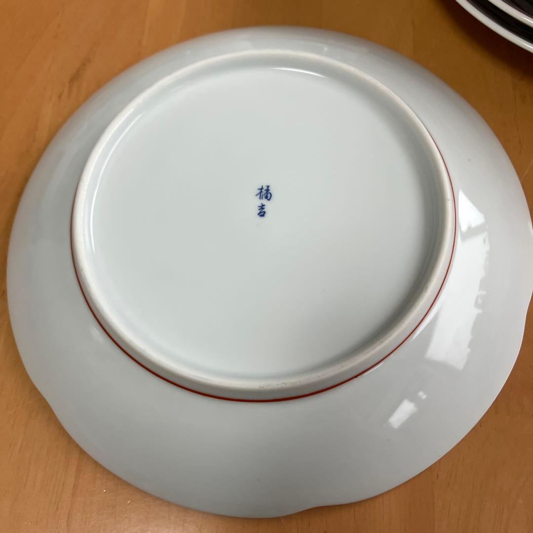 希少廃盤 たち吉 赤絵皿 5枚セット ほぼ未使用 - メルカリ