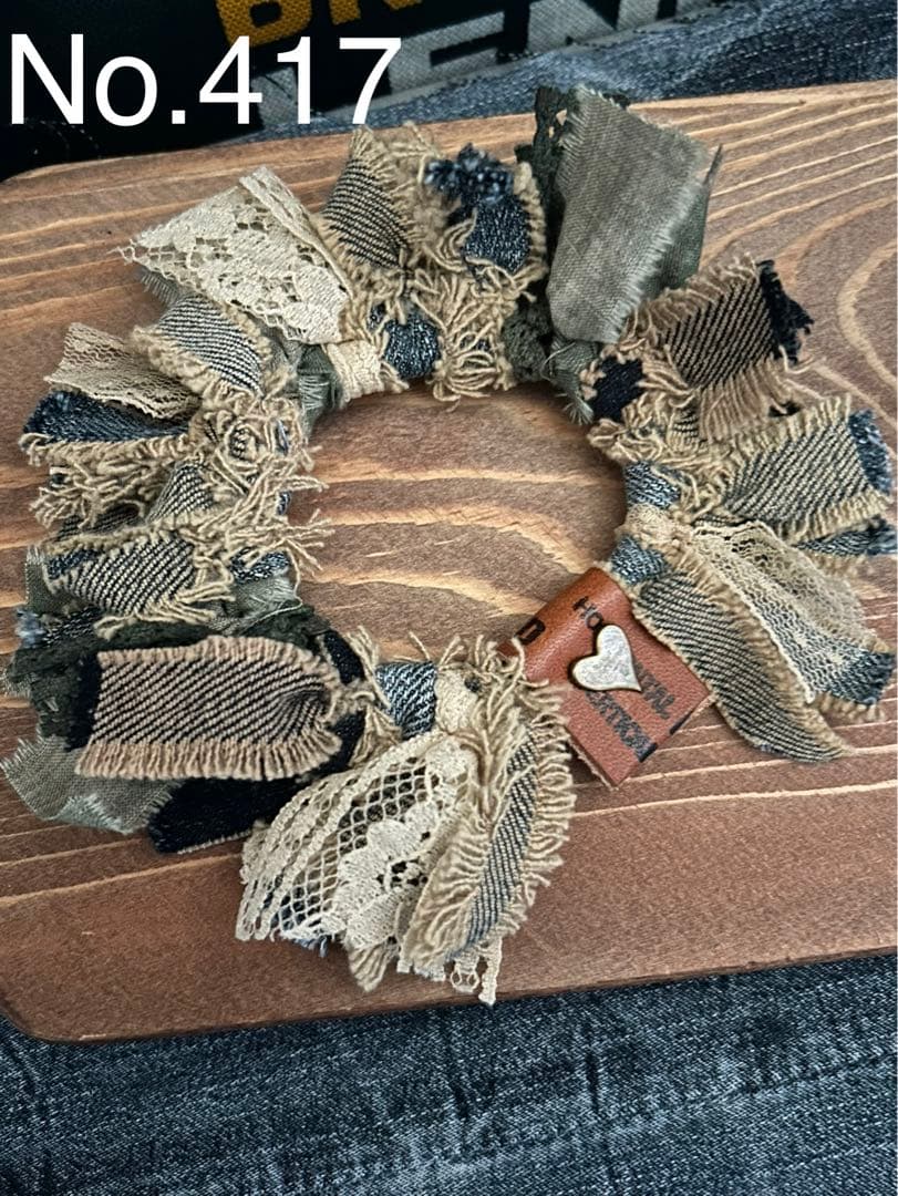 ヘアーゴム　シュシュ　　No.417 b-mkk-10549_1.jpg