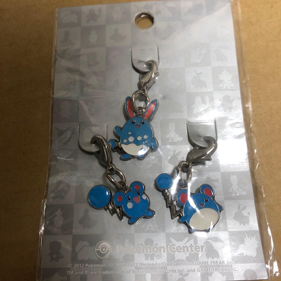 ポケモンセンター ルリリ マリル マリルリ メタルチャーム - メルカリ