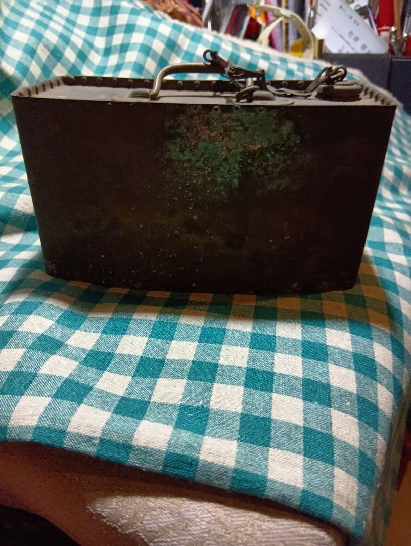 レトロアンティーク旧日本軍銅製水筒？ 水筒 陸軍 日清戦争 日露戦争 戦争 明治 戦勝記念 レトロ M1