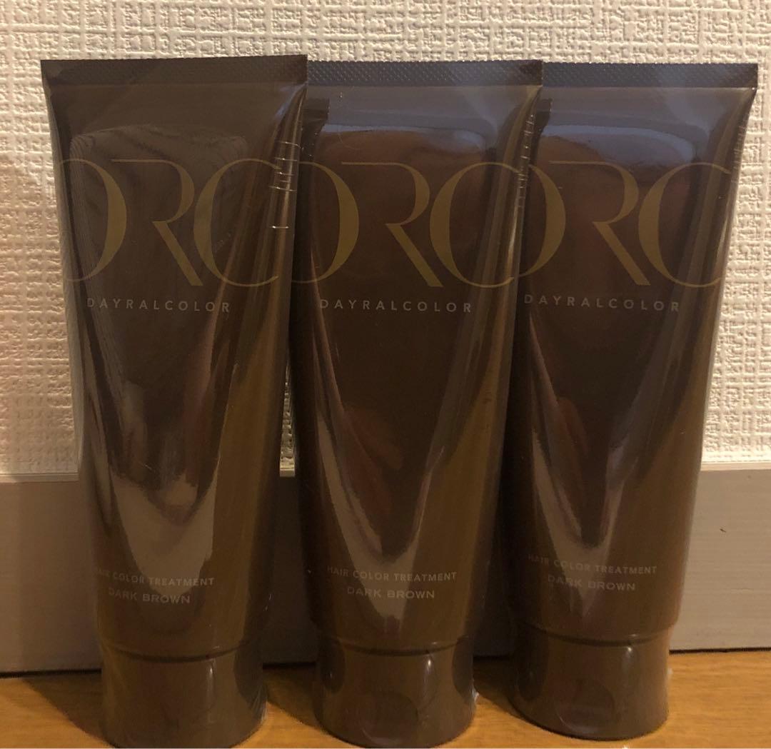新品未開封　デイラルカラー　 ダークブラウン 200g ×3本セット Amazon | デイラルカラ―(ダークブラウン)DayRalColor(dark brown)200g