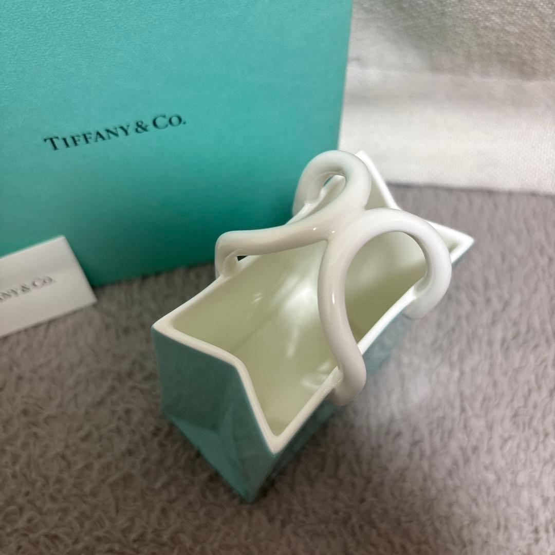 ティファニー ショッピングバッグ型 陶器 オーナメント - メルカリ