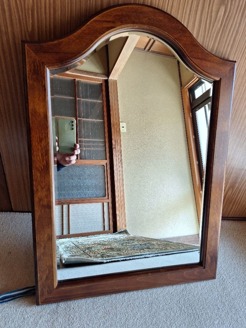 美品！カリモク☆karimoku☆アンティーク☆ウォールミラー imgrc0093622612.jpg