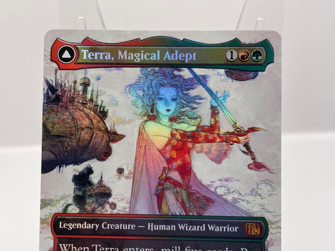 t*o様 希少 mtg 魔導戦士、ティナ 英語 拡張FOIL FF t*