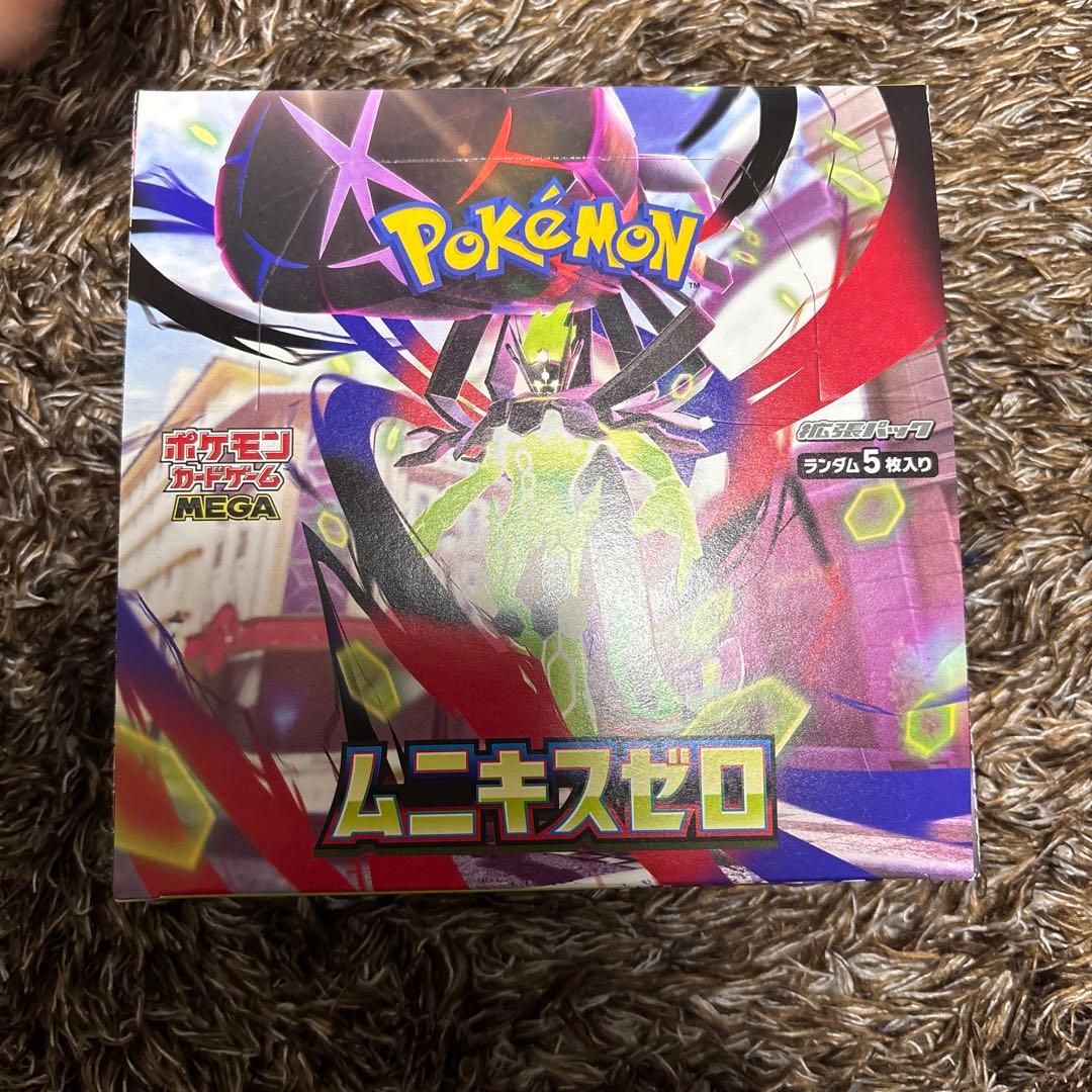ポケモンカードゲーム ムニキスゼロ シュリンクなし 1ボックス ぺり