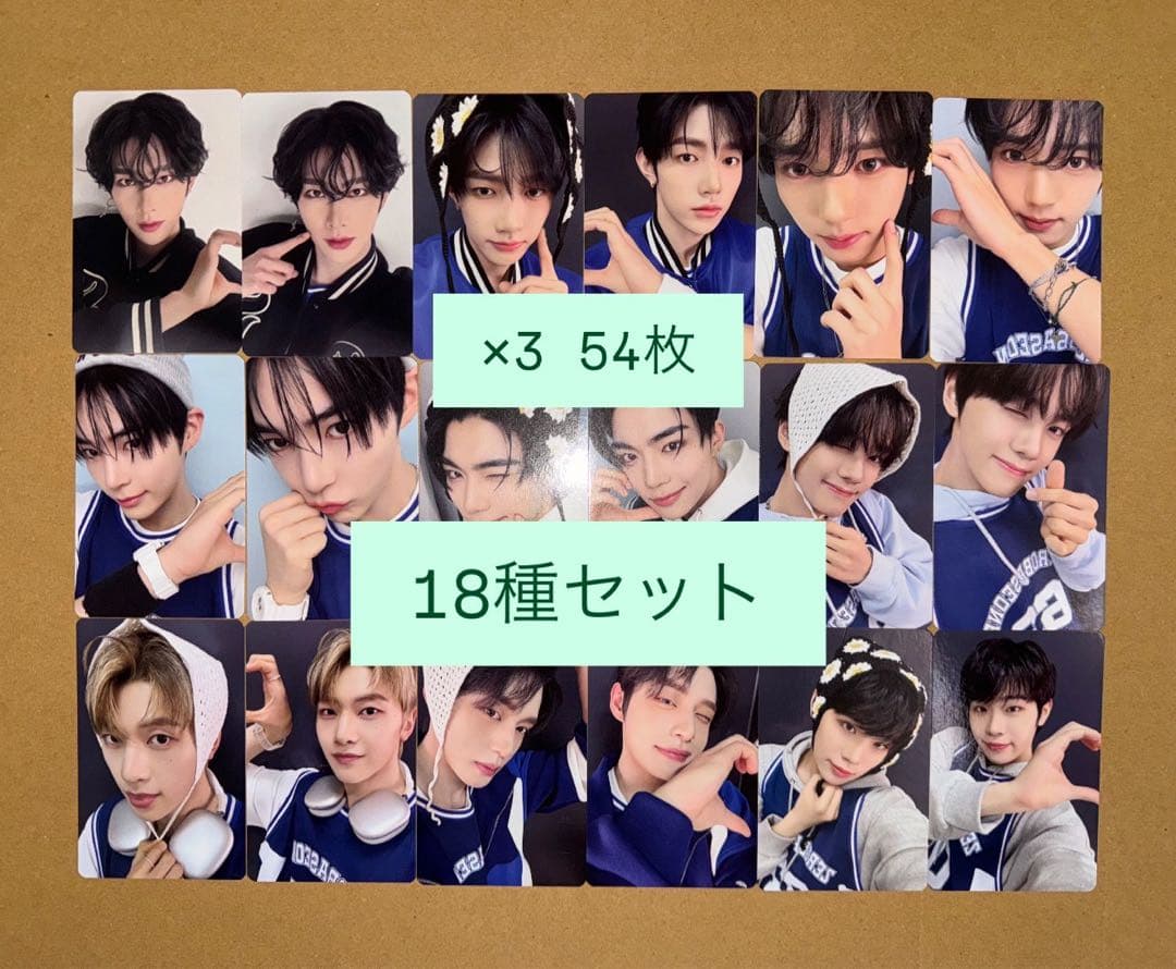 KCON 2025 ZB1 ゼベワン 会場 ラントレ トレカ　18種コンプ×3 ZB1 ゼベワン 2025 KCON JAPAN MD ラントレ トレカ テレ - メルカリ