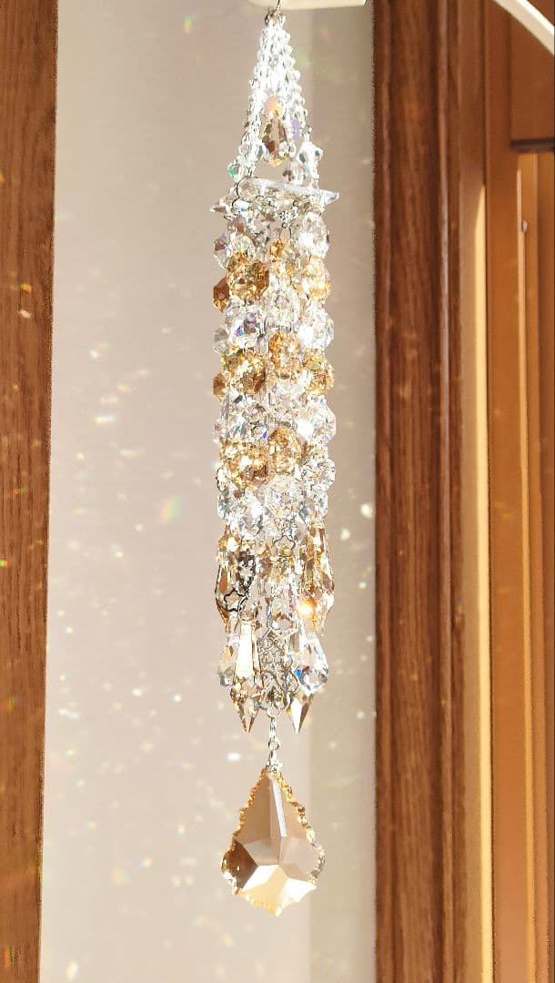 スワロフスキー✨️スクエアサンキャッチャー✨️ゴールデンシャドー 楽天市場】幸運 サンキャッチャー スワロフスキー アスフォー 風水