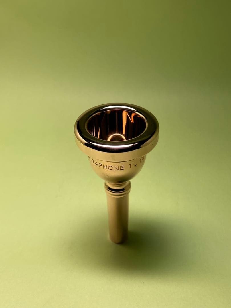 MIRAPHONEミラフォン チューバマウスピース TU19 ピンクゴールド