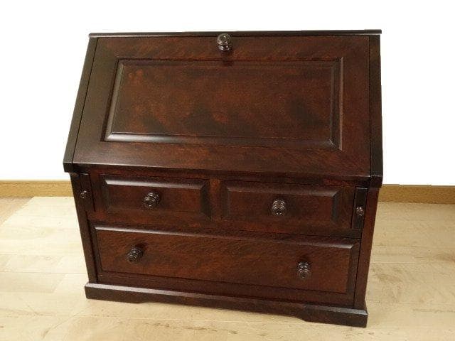 北海道民芸家具　座ビューロー　ライティング　座机　 再塗装済　ＵＳＥＤ 北海道民芸家具 座ビューロー ライティング 座机 再塗装済 USED