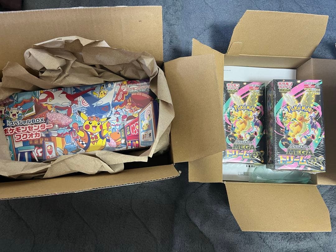 【新品・未開封】ポケモンセンター　フクオカ　スペシャルBOX MEGA ドリーム スペシャルBOX ポケモンセンターフクオカ➕MEGAドリームex BOX - メルカリ