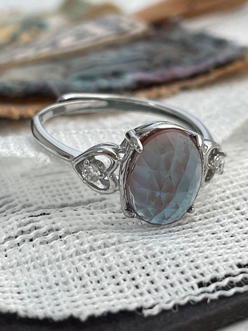 saphiret】オーバルローズカット サフィレット リング - メルカリ