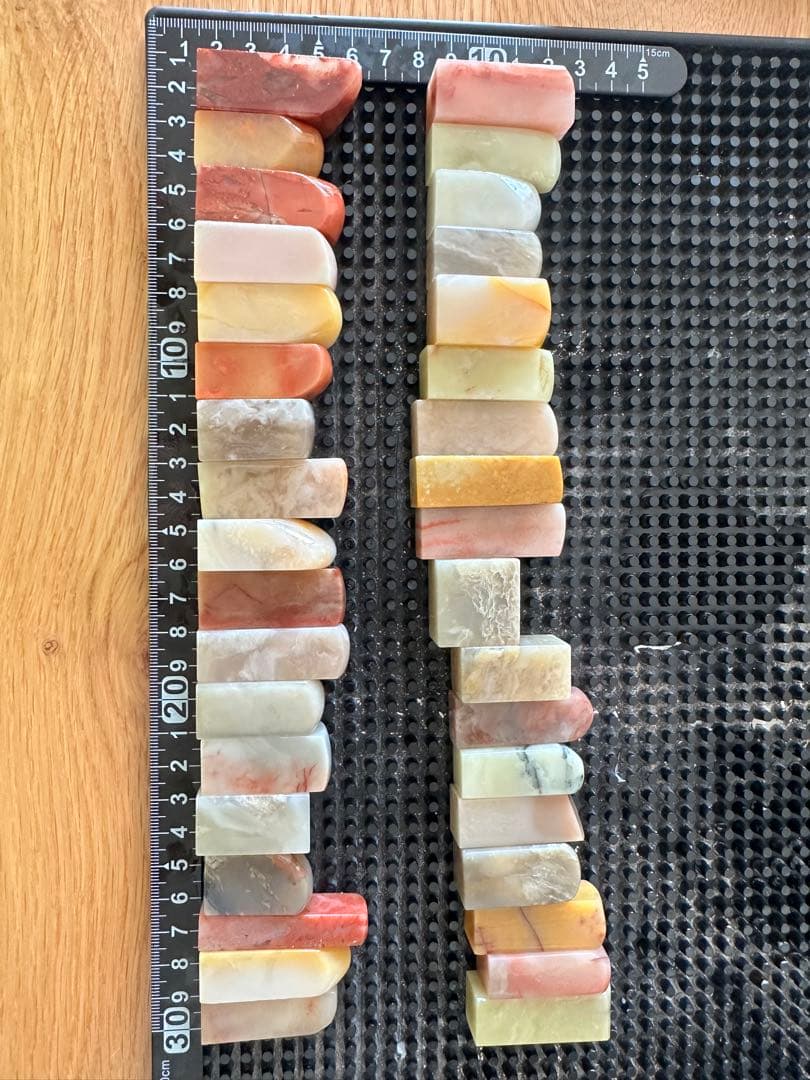 年末セール　篆刻　印材　印石　まとめ　書道　落款　遊印　36個セット　s-33 楽天市場】印材 篆刻の通販