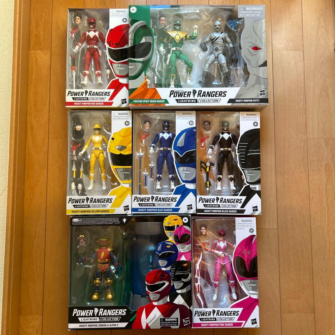 パワーレンジャーライトニングコレクションセット ハズブロ恐竜戦隊