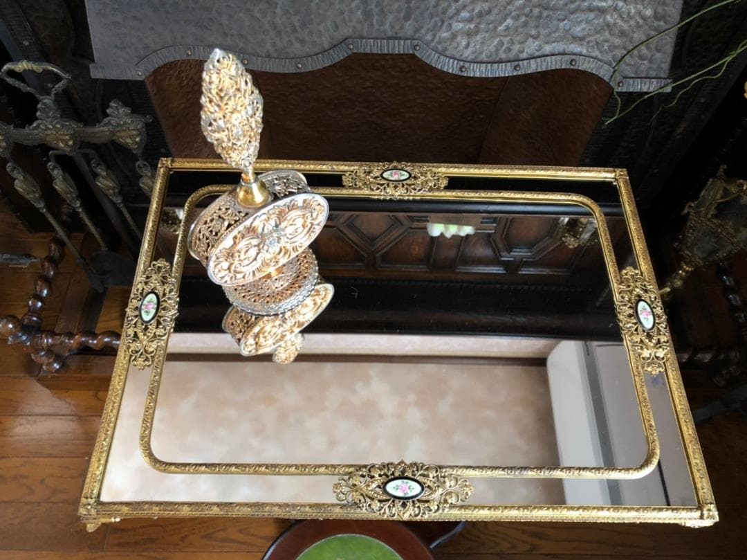 ミラートレイ アンティーク ミラー トレイ｜アンティーク雑貨｜CHELSEA