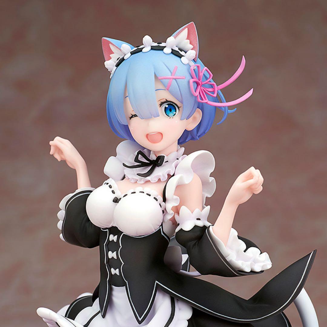 【新品未開封】アルファオメガ リゼロ レム ネコミミVer. フィギュア 抽選販売】アルファオメガ Re:ゼロから始める異世界生活 レム ネコミミ