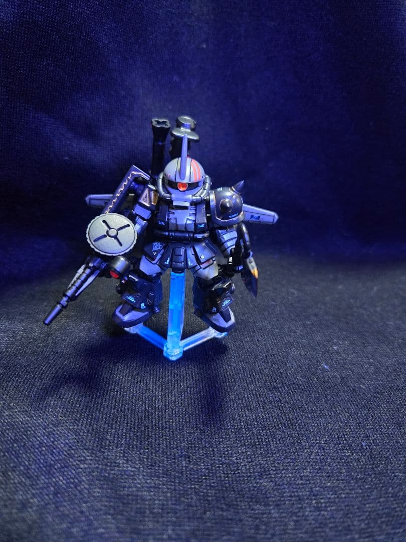 も*ん様 モビルスーツアンサンブル 12 高機動ザクII MOBILE SUIT ENSEMBLE 12 高機動型ザクII(黒い三連星仕様) レビュー