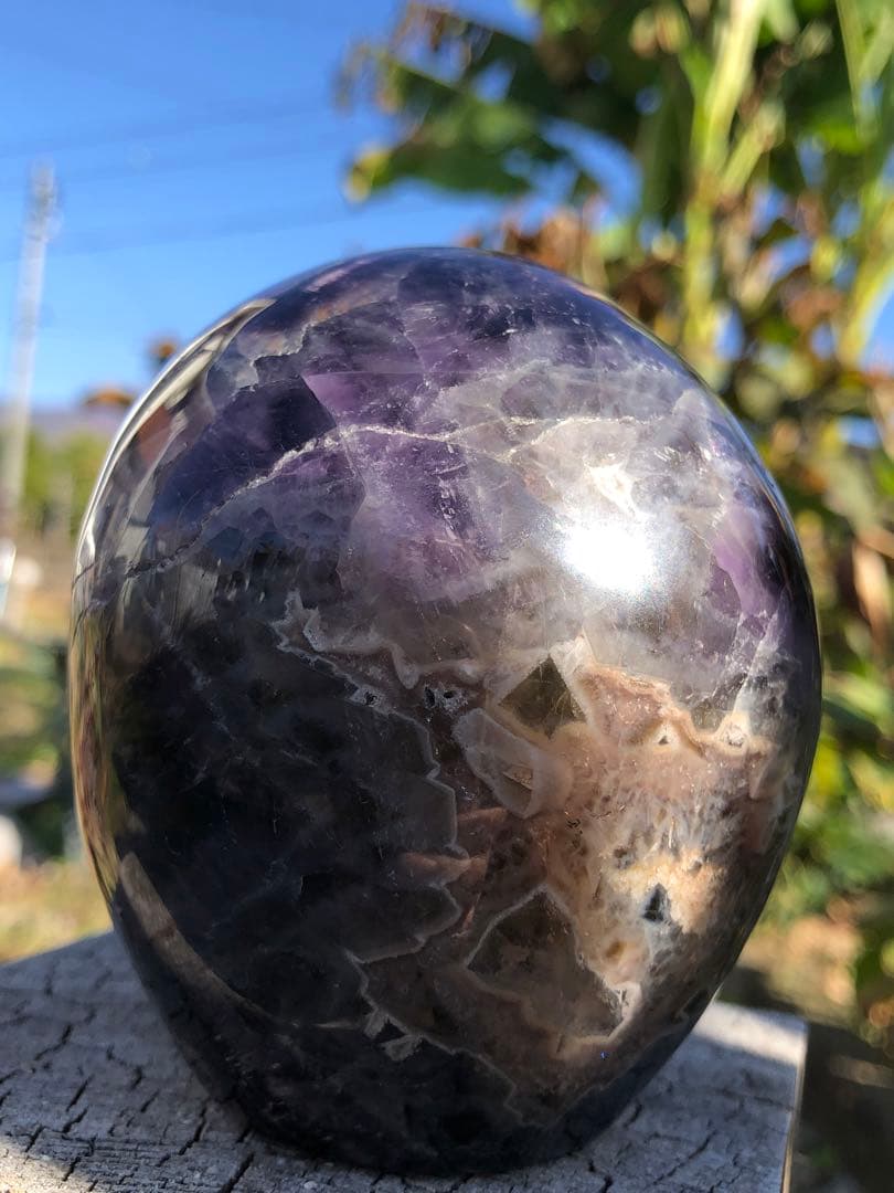 ❤️ レア　1.37kg ドクロ　髑髏 夢幻紫水晶　アメジスト　天然石