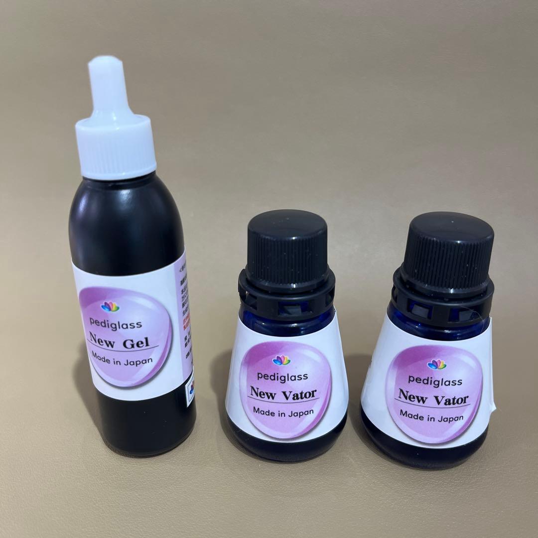 pediglass New Gel & New Vator セット Venalisa Poly Nail Gel Kit - Extension Gel Set