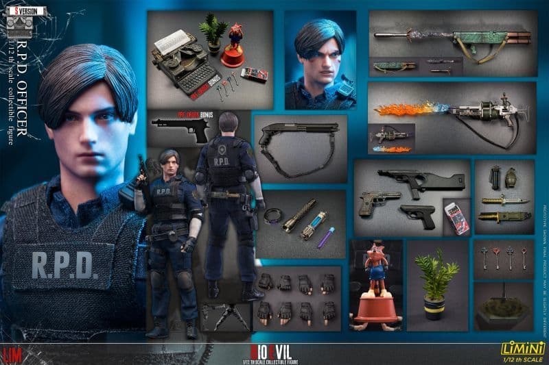 LIMTOYS 1/12 R.P.D 警察官　OFFICER フィギュア　RE2 在庫あり LIMTOYS LiMiNi 1/12 RPD 警察官 S バージョン 6 インチ可動