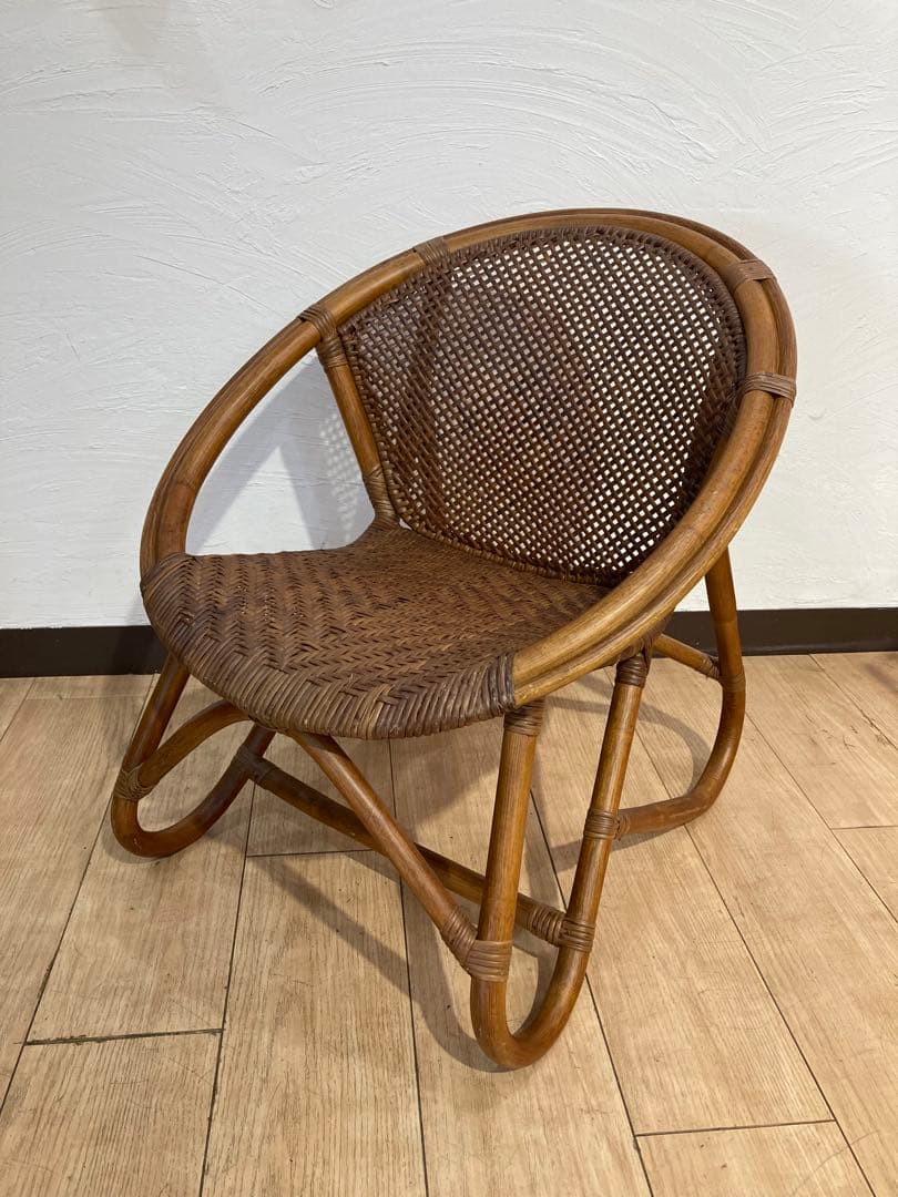 ラタン製　ラタンチェア　籐　昭和レトロ 楽天市場】定番 ラタンチェア 1人掛け 完成品 1人用 1P チェア 椅子