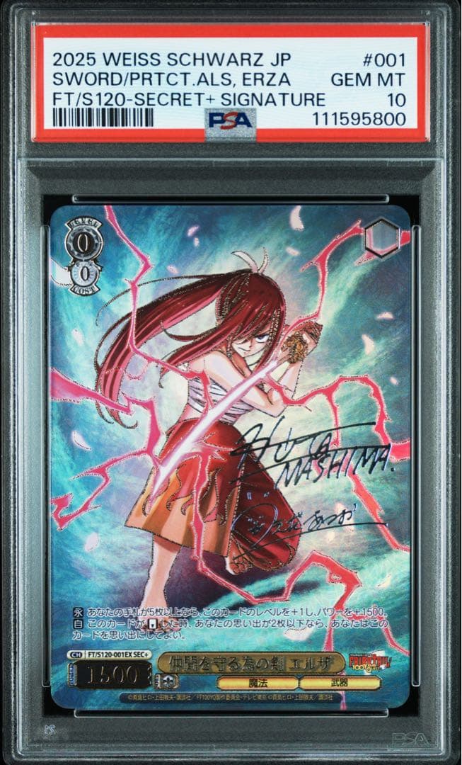 仲間を守る為の剣 エルザ】フェアリーテイル SEC＋ psa10 - メルカリ